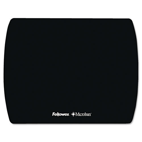 Image of Fellowes® Ultra Thin Mouse Pad with Microban Protection, 9 x 7, Black