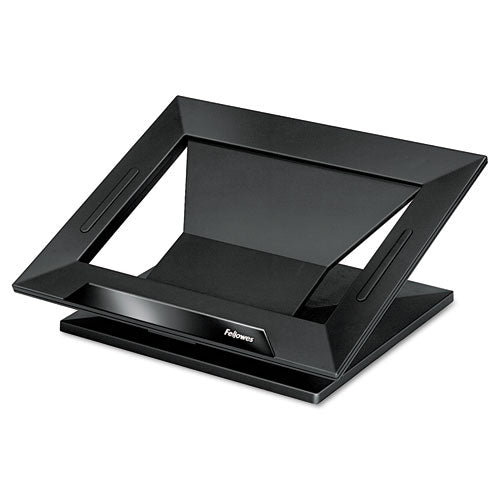 Image of Fellowes® Designer Suites Laptop Riser, 13.19" X 11.19" X 4", Black Pearl, Supports 25 Lbs