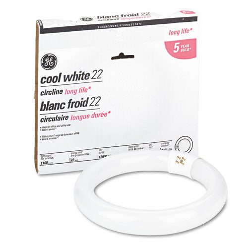 Image of GE T9 Circline Garage and Basement Fluorescent Bulb, 22 W, Cool White