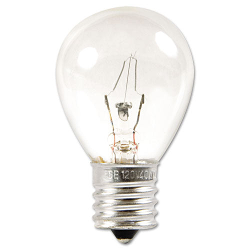 Image of GE Incandescent S11 Appliance Light Bulb, 40 W, Clear