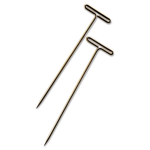 Image of GEM® T-Pins, Steel, Silver, 1.5", 100/Box