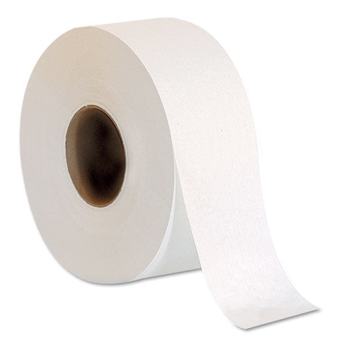Image of Georgia Pacific® Professional Jumbo Jr. 1-Ply Bath Tissue Roll, Septic Safe, White, 3.5" x 2,000 ft, 8 Rolls/Carton