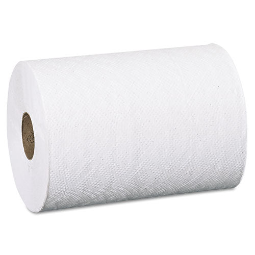 Image of Georgia Pacific® Professional Pacific Blue Basic Nonperforated Paper Towels, 1-Ply, 7.88" x 350 ft, White, 12 Rolls/Carton