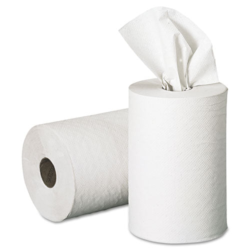Image of Georgia Pacific® Professional Pacific Blue Basic Nonperforated Paper Towels, 1-Ply, 7.88" x 350 ft, White, 12 Rolls/Carton