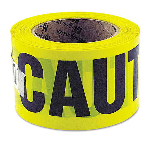Image of Great Neck® Caution Safety Tape, Non-Adhesive, 3" X 1,000 Ft, Yellow