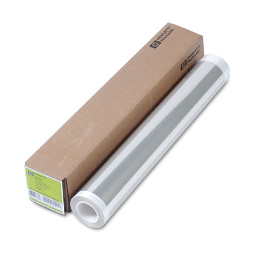 Image of HP Designjet Large Format Paper For Inkjet Prints, 5 Mil, 24" X 75 Ft, Clear