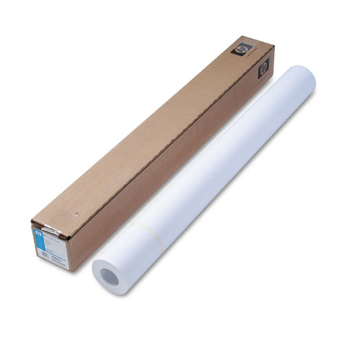 Image of HP Designjet Inkjet Large Format Paper, 4.5 Mil, 36" X 150 Ft, Coated White
