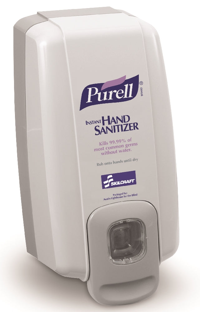 Image of Purell Skilcraft NXT Wall Dispenser, Gray, 1000 mL Dispenser Refill