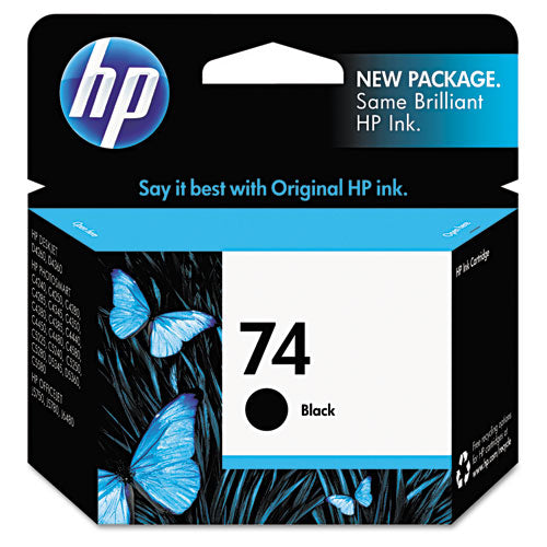 Image of HP HP 74, (cb335wn) Black Original Ink Cartridge