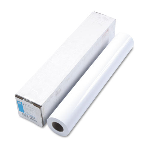 Image of HP Designjet Large Format Paper For Inkjet Prints, 7 Mil, 24" X 100 Ft, Gloss White