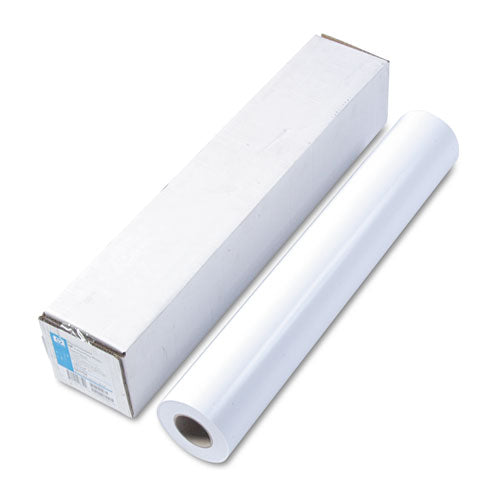 Image of HP Designjet Large Format Paper For Inkjet Prints, 7 Mil, 24" X 100 Ft, Satin White