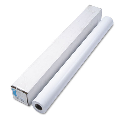 Image of HP DesignJet Inkjet Large Format Paper, Instant-Dry, 7 mil, 42" x 100 ft, Satin White