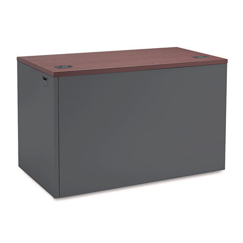 Image of HON® 38000 Series Flush Return, Right, 48w x 24d x 29.5h, Mahogany/Charcoal