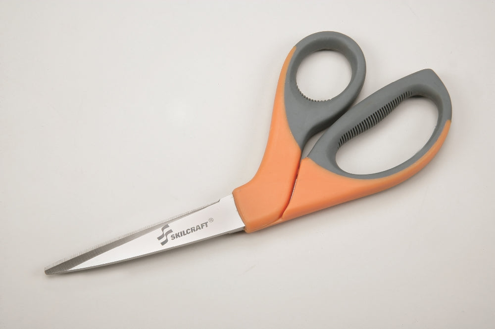 Image of Shears, Stainless Steel, Bent Trimmers, 8-1/4" w/3-5/8" Cut Length