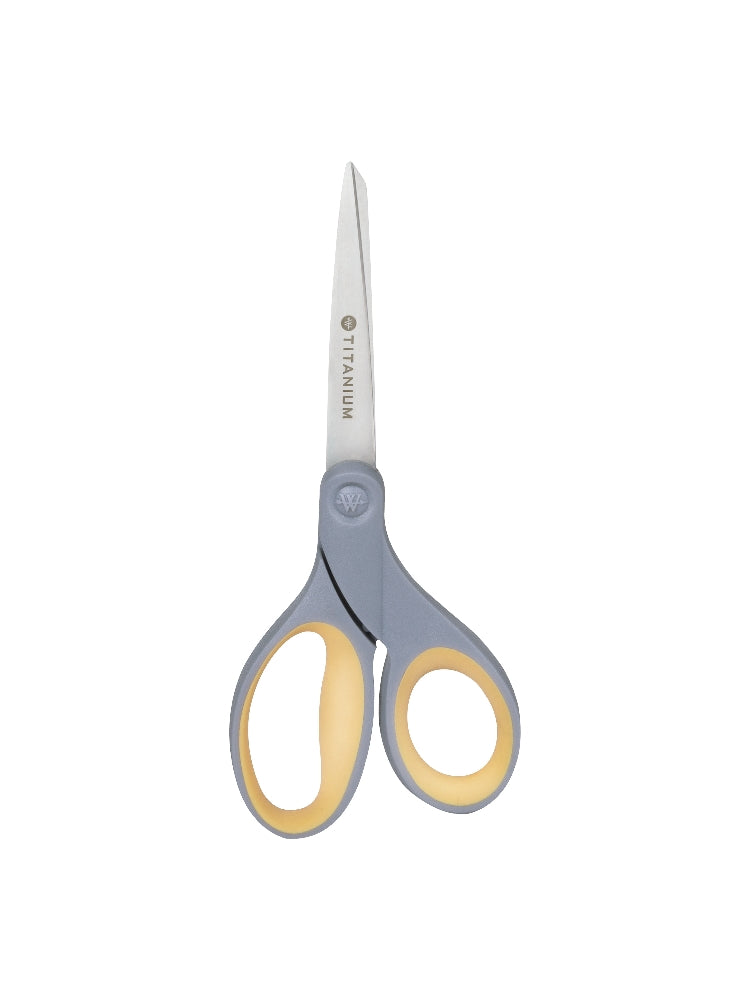 Image of Skilcraft Westcott Titanium Straight Scissors, 8"