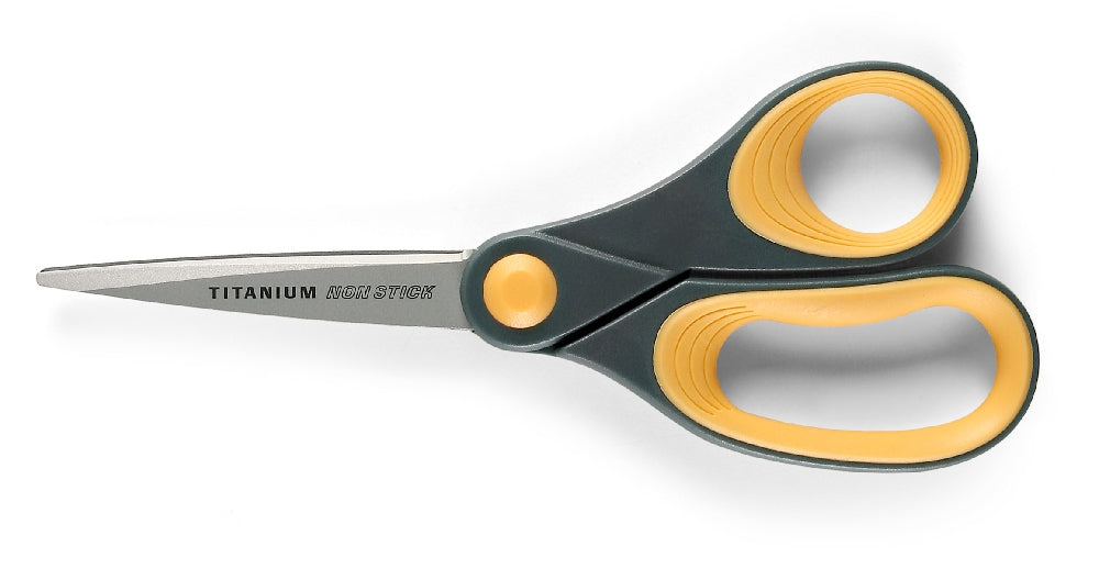 Image of Skilcraft Westcott Titanium Straight Scissors w/Non-Stick Blades, 8"