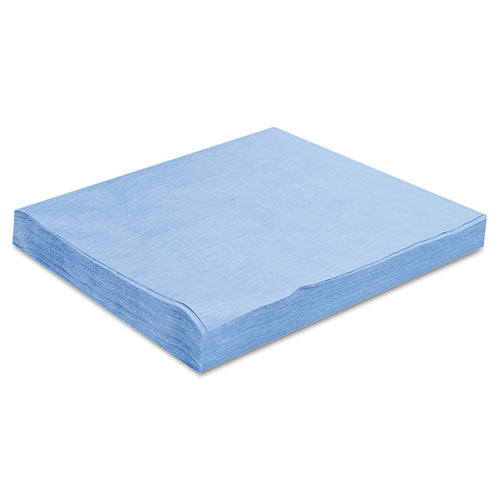 Image of HOSPECO® Sontara Ec Engineered Cloths, 12 X 12, Blue, 100/pack, 10 Packs/carton