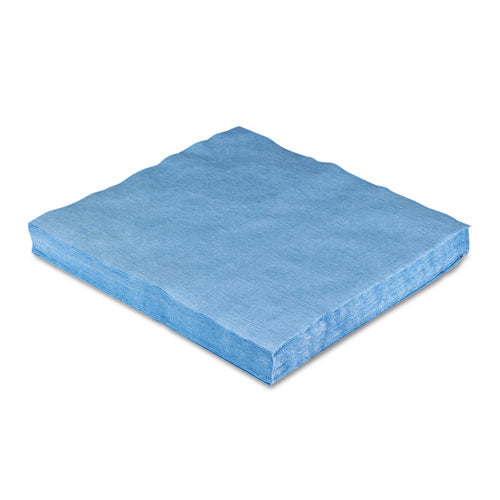 Image of HOSPECO® Sontara Ec Engineered Cloths, 12 X 12, Blue, 100/pack, 10 Packs/carton