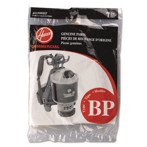 Image of Hoover® Commercial Disposable Paper Liner for Commercial Backpack Vacuum Cleaner, 7/Pack