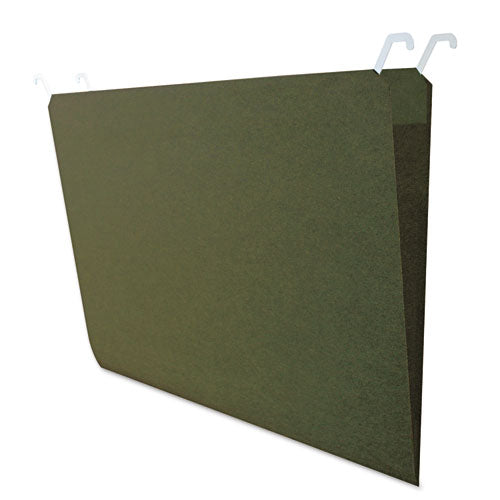 Image of find It Hanging File Folders with Innovative Top Rail, Legal Size, 1/4-Cut Tabs, Standard Green, 20/Pack