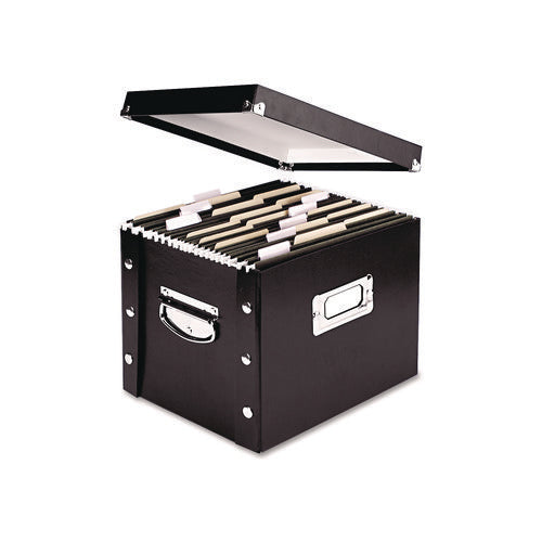 Image of Snap-N-Store® File Box, Letter Files, 11.75" X 9.75" X 9.5", Black