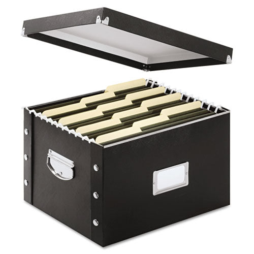 Image of Snap-N-Store® File Box, Letter/legal Files, 16.25" X 9.75" X 13.25", Black
