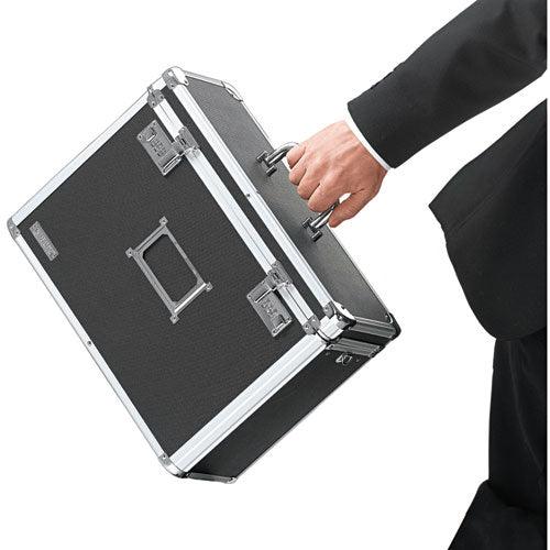 Image of Vaultz® Locking File Chest, Letter Files, 13.75" X 7.25" X 12.25", Black