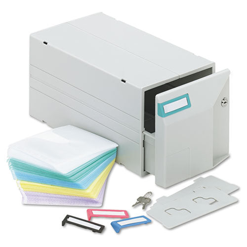 Image of Innovera® Cd/dvd Storage Drawer, Holds 150 Discs, Light Gray