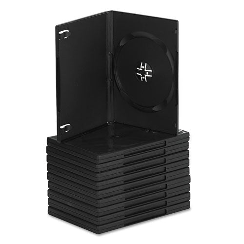 Image of Innovera® Standard Dvd Case, Black, 10/pack
