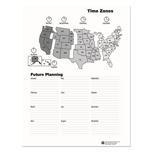 Image of House of Doolittle Academic Year Recycled Professional Weekly Planner, 11 x 8.5, Black Wirebound Soft Cover, 12-Month (Aug to July): 2024-2025
