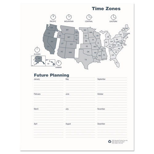 Image of House of Doolittle 14-Month Recycled Ruled Monthly Planner, 8.75 x 6.78, Black Cover, 14-Month: Dec 2024 to Jan 2026