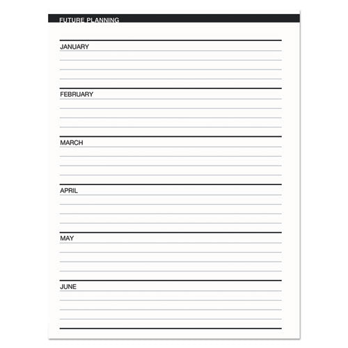 Image of House of Doolittle 14-Month Recycled Ruled Monthly Planner, 8.75 x 6.78, Black Cover, 14-Month: Dec 2024 to Jan 2026
