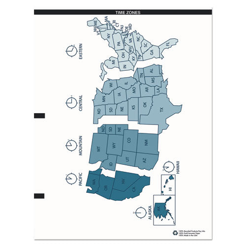 Image of House of Doolittle 14-Month Recycled Ruled Monthly Planner, 8.75 x 6.78, Black Cover, 14-Month: Dec 2024 to Jan 2026