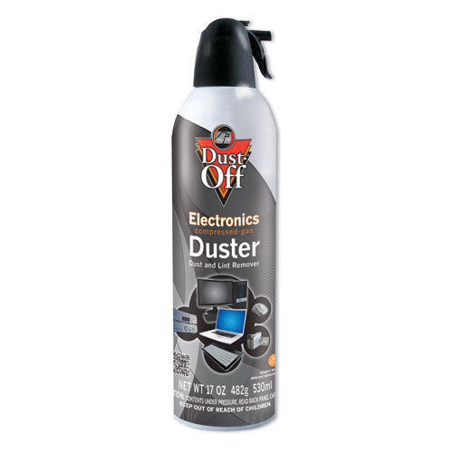 Image of Dust-Off® Disposable Compressed Air Duster, 17 Oz Can, 2/pack