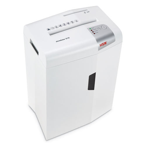 Image of HSM of America Shredstar X10 Cross-Cut Shredder, 10 Manual Sheet Capacity