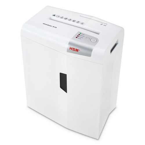 Image of HSM of America Shredstar X10 Cross-Cut Shredder, 10 Manual Sheet Capacity