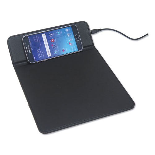 Image of Artistic® Wireless Charging Pads, Qi Wireless Charging, 5 W, 11", Black