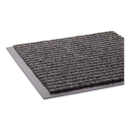Image of Crown Needle Rib Wipe And Scrape Mat, Polypropylene, 36 X 60, Gray