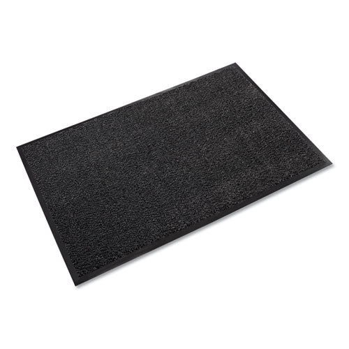 Image of Crown Dust-Star Microfiber Wiper Mat, 48 X 72, Charcoal