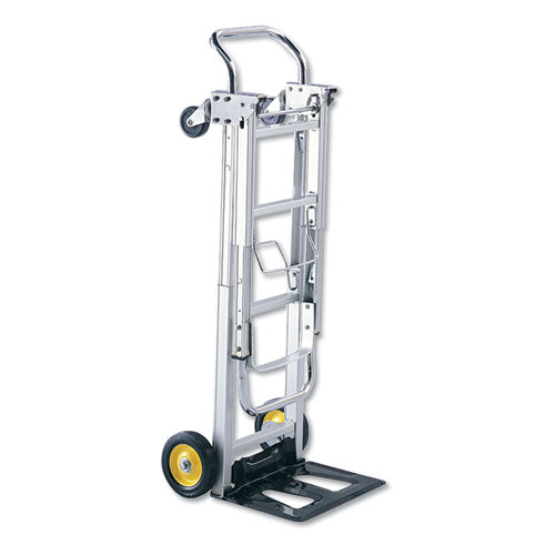 Image of Safco® HideAway Convertible Truck, 250 lb to 400 lb Capacity, 15.5 x 43 x 36, Aluminum