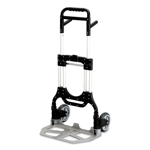 Image of Safco® Stow-Away Heavy-Duty Hand Truck, 500 Lb Capacity, 23 X 24 X 50, Aluminum