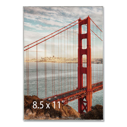 Image of Universal® Clear Box Frame, Plastic, 8.5 x 11 Insert, Clear