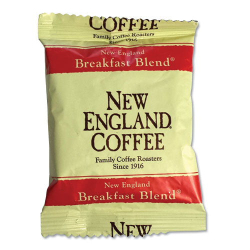 Image of New England® Coffee Coffee Portion Packs, Breakfast Blend, 2.5 Oz Pack, 24/box