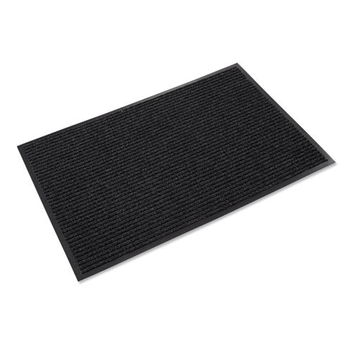Image of Crown Needle Rib Wipe And Scrape Mat, Polypropylene, 36 X 60, Charcoal