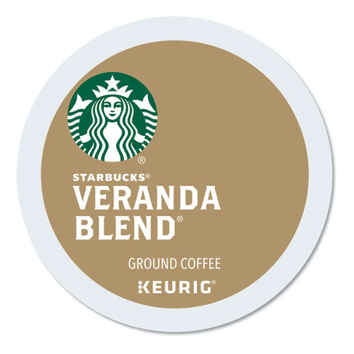 Image of Starbucks® Veranda Blend Coffee K-Cups, 24/box, 4 Box/carton