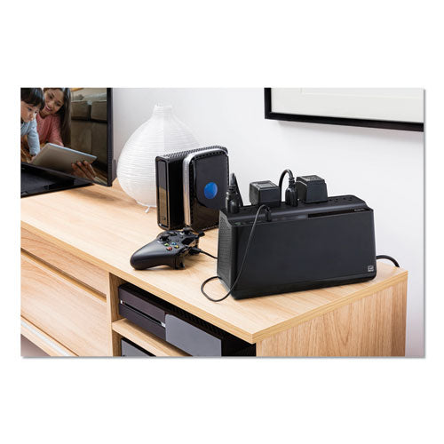 Image of APC® Back-UPS 600 VA Battery Backup System, 7 Outlets, 120 VA, 490 J