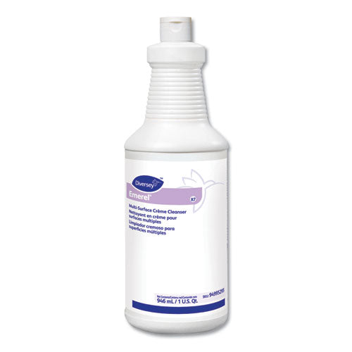 Image of Diversey Emerel Multi-Surface Creme Cleanser, Fresh Scent, 32 Oz Bottle, 12/carton