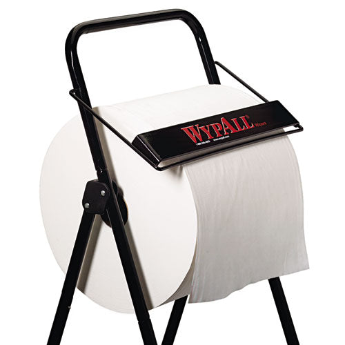 Image of WypAll® Jumbo Roll Dispenser, 16.8 X 18.5 X 33, Black
