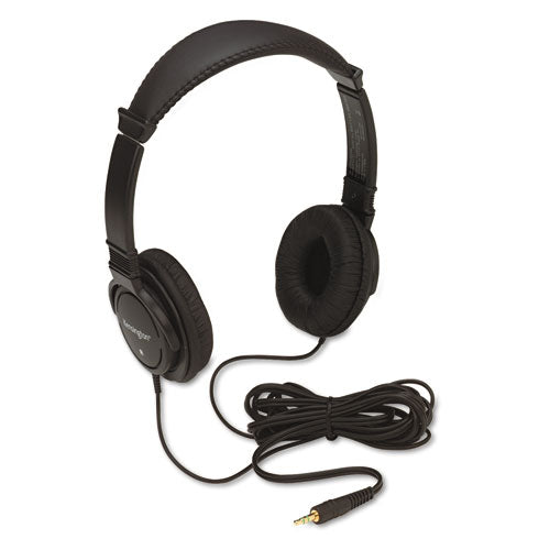 Image of Kensington® Hi-Fi Headphones, Plush Sealed Earpads, Black