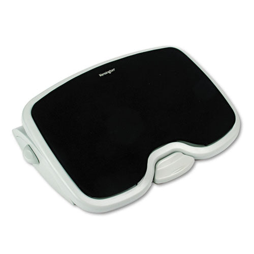 Image of Kensington® SoleMate Comfort Footrest with SmartFit System, 21.5w x 14d x 3.5 to 5h, Gray/Black